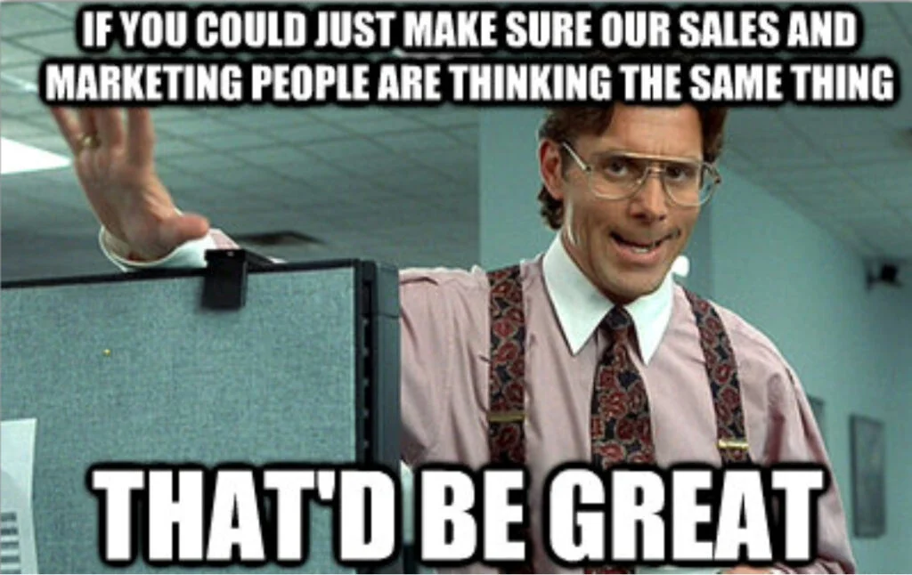 sales and marketing alignment reality