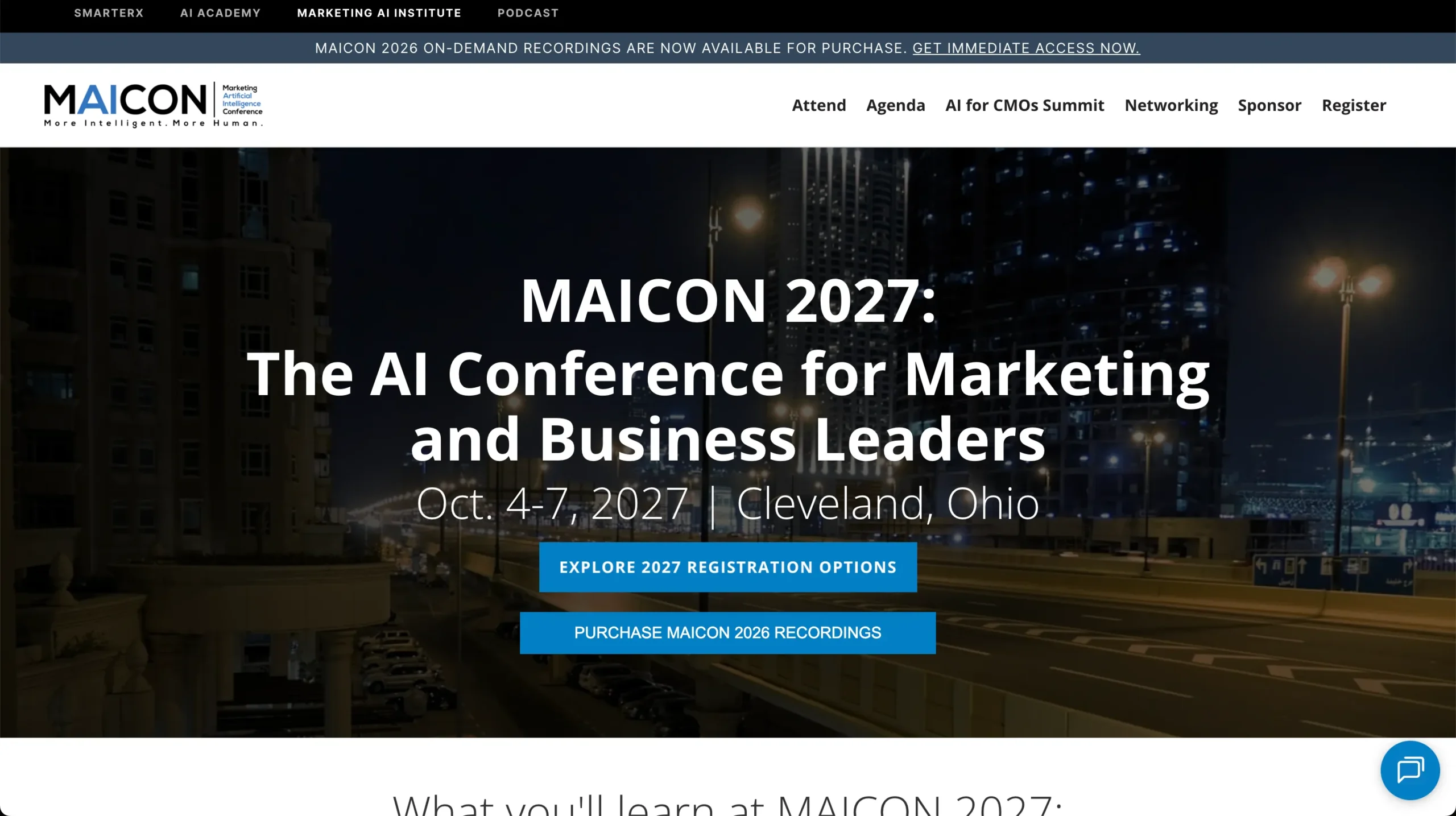 MAICON conference website