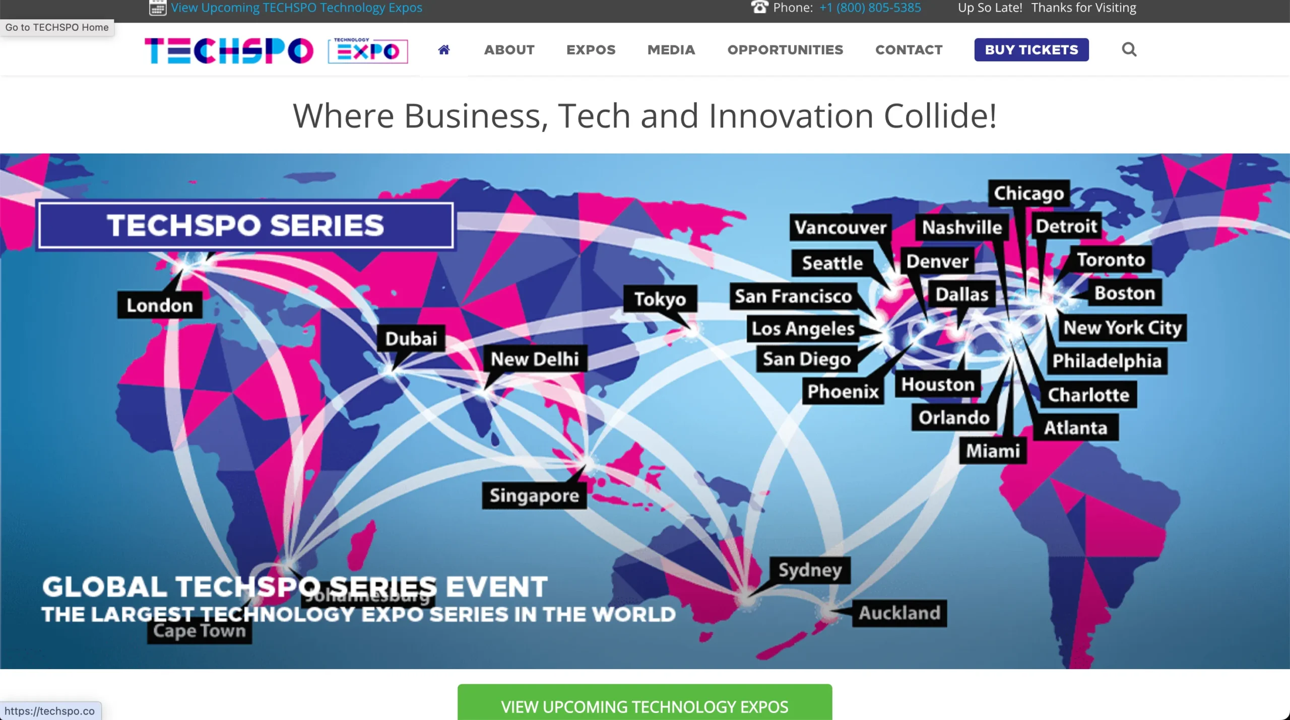TECHSPO LA conference website