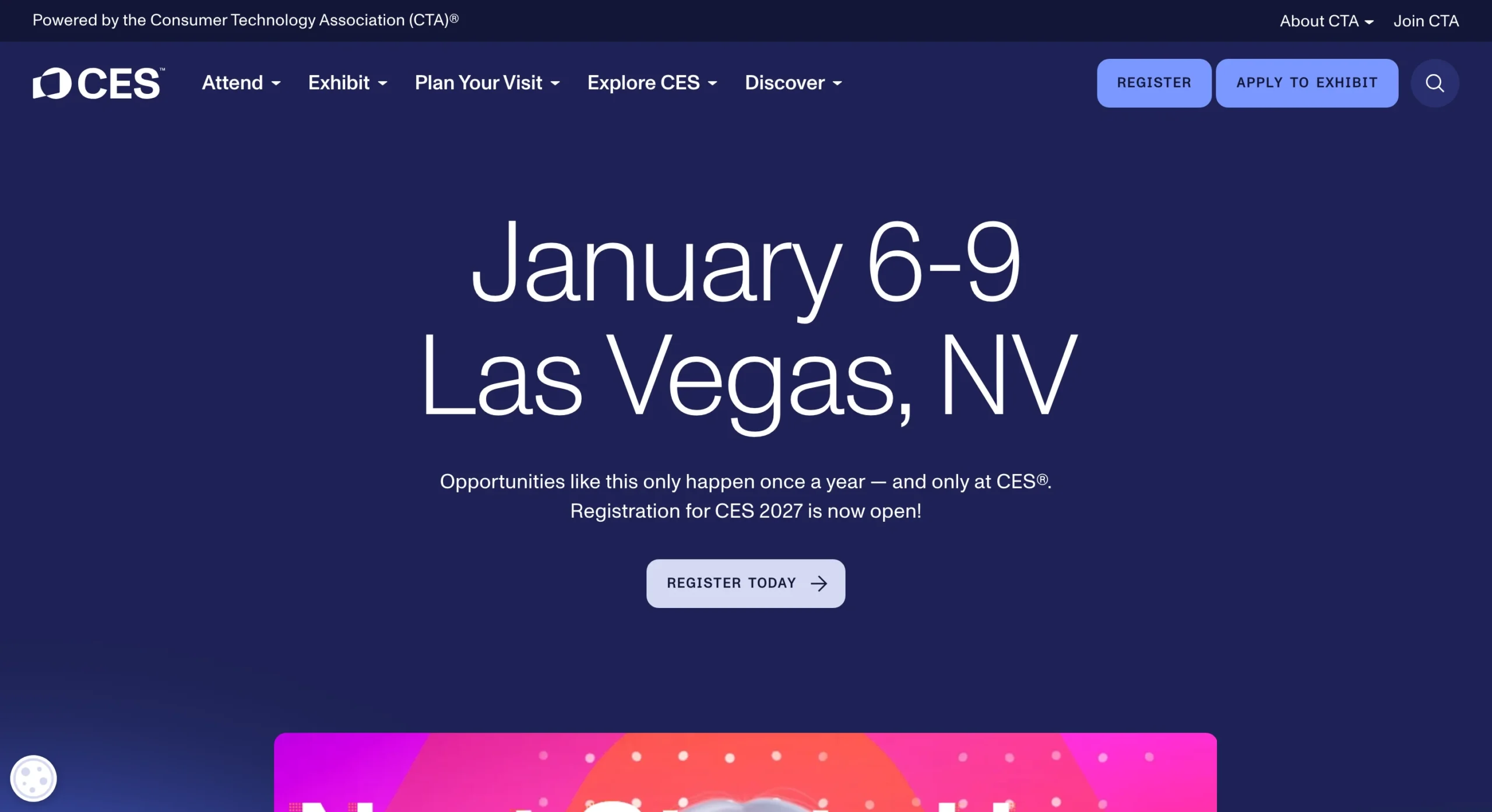 CES conference website