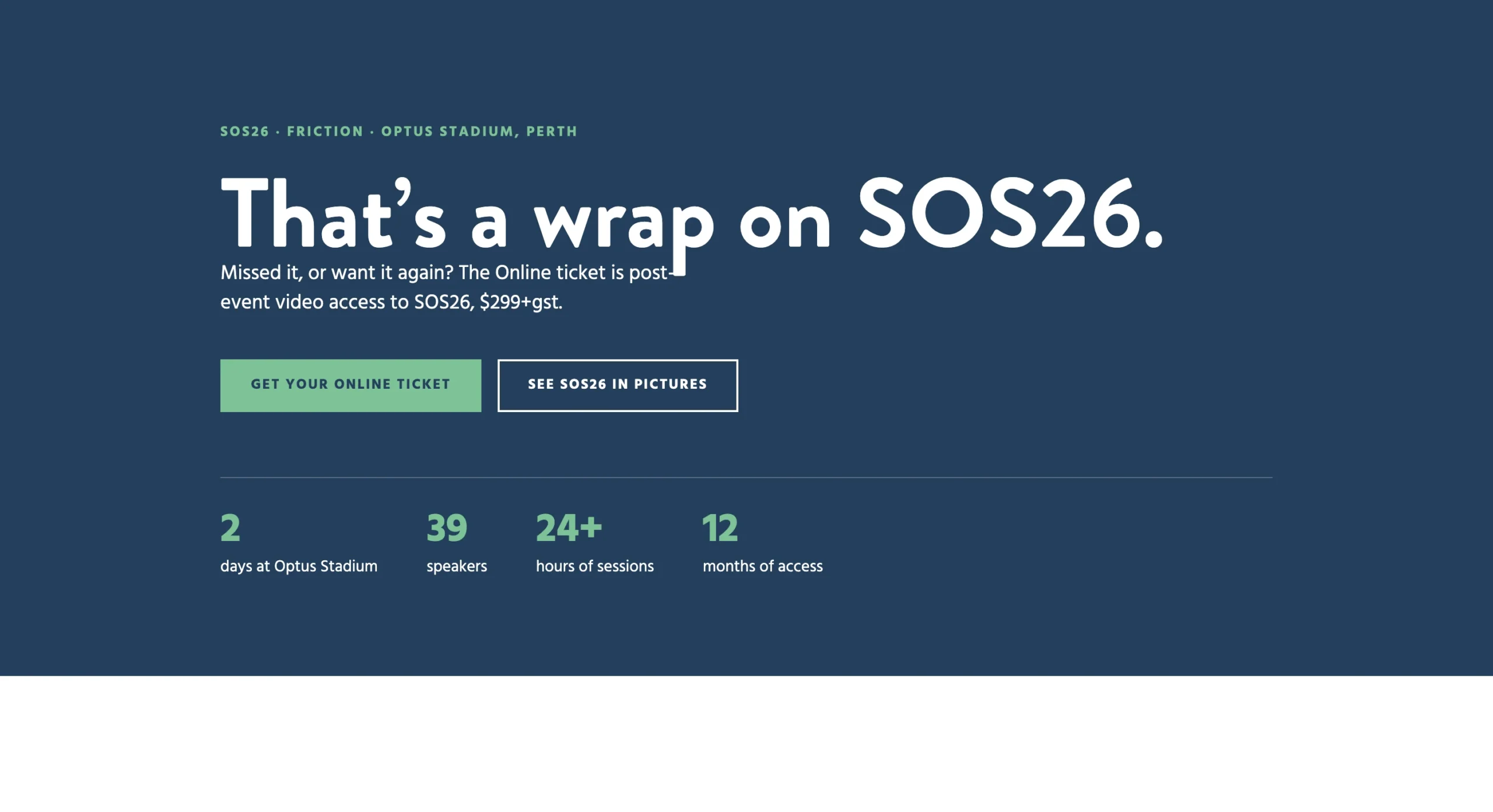 State of Social conference website
